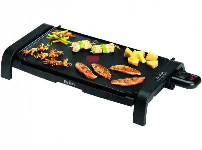 Plancha de asar - Tefal THERMOSPOT CB540812, 2000W, Antiadherente, Thermospot, Negro