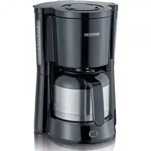 Severin KA 4835 Cafetera Eléctrica de Filtro 8 Tazas Acero Inoxidable