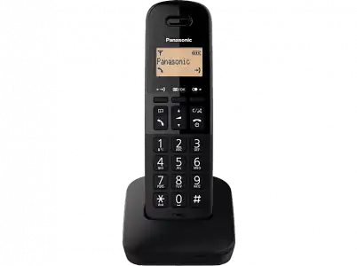 Teléfono - Panasonic KX-TGB610SPB, Bloqueo de llamadas, 50 contactos, Resistente a golpes, Negro