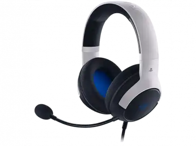 Auriculares gaming - Razer Kaira X, Para PS4 y PS5, Con cable, Blanco Negro