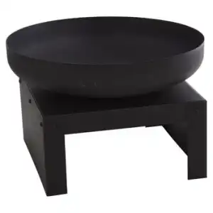 Brasero Con Soporte Negro 50 Cm Progarden