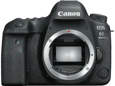 Cámara réflex - Canon EOS 6D Mark II Body, 26.2 MP, Full HD, 4K en Time-lapse, Negro