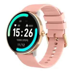 Cool Forever Smartwatch Pantalla Amoled Silicona Rosa