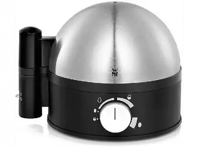 Cuece huevos - WMF Stelio, 7 huevos, 380W, Negro/Inox