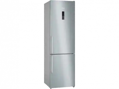 Frigorífico combi - Siemens IQ300, No Frost, 203 cm, 438 l, Acero anti huellas, inoxidable