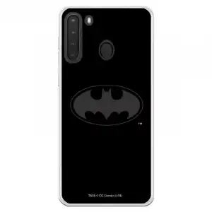 Funda Para Samsung Galaxy A21 Oficial De Dc Comics Batman Logo Transparente - Dc Comics