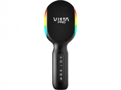 Micrófono karaoke - Vieta Pro Karaoke Party, 25 W, Bluetooth 5.0, Autonomía hasta 10 horas, Negro