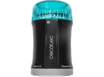 Molinillo de café - Cecotec TitanMill 200, 200W, Capacidad 50 gr, Desmontable, Revestimiento titanio