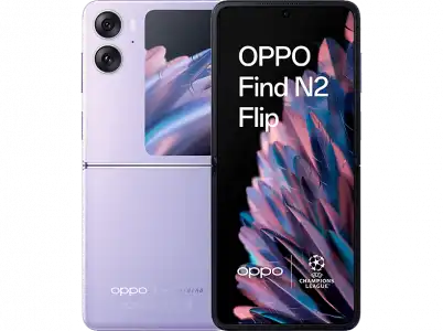 Móvil - OPPO Find N2 Flip, Moonlit Purple, 256GB, 8GB RAM, 6.8" FHD+, Plegable, Cámara 50+8MP, 4300mAh, Dual Nano SIM