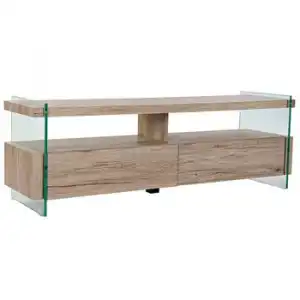 Mueble De Tv Dkd Home Decor Mdf Cristal Templado (140 X 47 X 40 Cm)