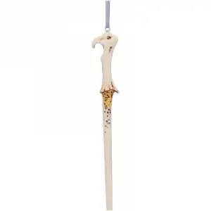 Nemesis Now Harry Potter Adorno para Colgar Varita Mágica Voldemort 15.5cm Crema