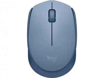 Ratón inalámbrico - Logitech M171, 1000 ppp, Ambidiestro, USB, Azul