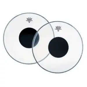 Remo Controlled Sound Clear Black Dot 14" Parche