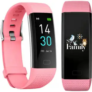 SaveFamily Kids Band Pulsera de Actividad Infantil Rosa