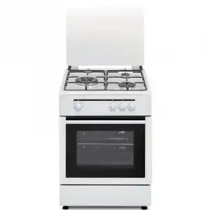 Vitrokitchen CB5530BB Cocina de Gas 3 Zonas Blanca