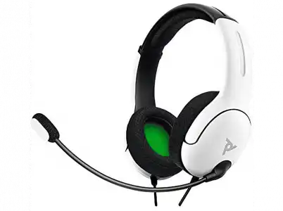 Auriculares gaming - PDP LVL40 Wired, Para Xbox One y Series X/S, Micrófono, Blanco