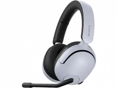 Auriculares gaming - Sony INZONE H5, Inalámbricos, Sonido espacial 360, 28h, Baja latencia, Micrófono con IA, PC / PlayStation 5 (PS5), Blanco