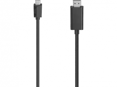 Cable USB - Hama Essential Line, C conección HDMI™, Ultra-HD 4K, 3,00 m, Negro