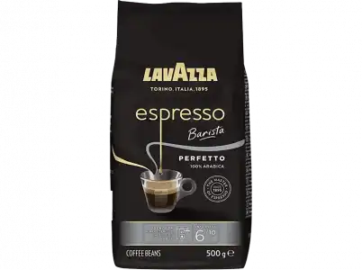 Café en grano - Lavazza Espresso Barista Perfetto, 500g, 100% arábica, Sabor a chocolate