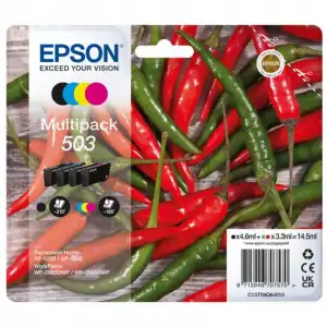 Cartuchos de Tinta Original Epson 503 MultiPack Negro/Cian/Magenta/Amarillo