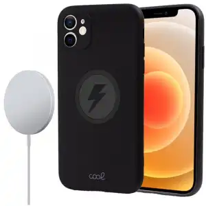 Cool Funda Cover Magnética Negra para iPhone 12 Mini
