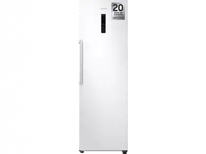 Frigorífico una puerta - Samsung RR39M7565WW/EF, No Frost, 185.3 cm, 387l, SpaceMax™, Metal Cooling, Blanco