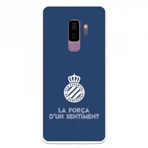 Funda Para Samsung Galaxy S9 Plus Del Rcd Espanyol Escudo Fondo Azul Escudo Fondo Azul - Licencia Oficial Rcd Espanyol