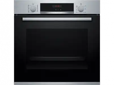 Horno - Bosch HBA5740S0, Multifunción, Pirolítico, 60 cm, 71 L, Acero inox