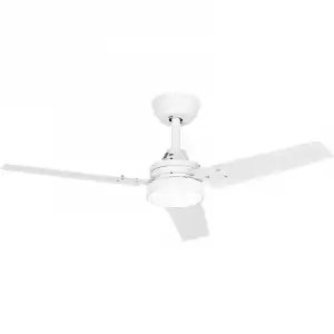 Jata JVTE4233 Ventilador de Techo con Luz LED y Mando 40W Blanco