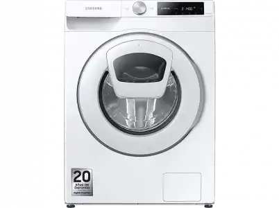 Lavadora carga frontal - Samsung WW90T684DHE/S3, 9 kg, 1400 rpm, Auto-dosificación, AddWash, WiFi, Blanco