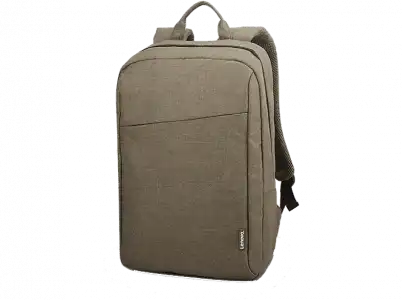 Mochila para portátil - Lenovo B210, 15.6", Con cremallera, Poliéster, Verde Camomila