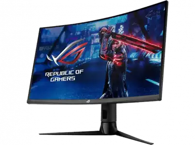 Monitor gaming - ASUS ROG Strix XG32VC , 31.5" Quad HD LED, Curvo, 1 ms, 170 Hz, HDMI, Negro