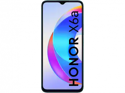 Móvil - Honor X6a, Cyan Lake, 128 GB, 4 GB RAM, 6.56 " Mediatek Helio G36, 5200 mAh, Magic UI 7.1 basado en Android 13