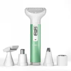 Ailoria Evapore Pro Set Depiladora USB 5 en 1 con Diferentes Accesorios USB Verde