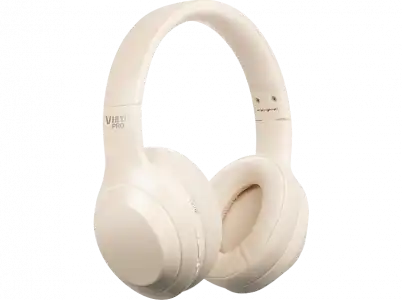 Auriculares inalámbricos - Vieta Pro Silence 2, Dual Pairing, ANC -25dB; 20h, Bluetooth, Blanco