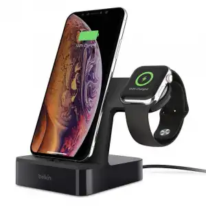 Belkin PowerHouse Base de Carga Dual Apple Watch/iPhone Negra