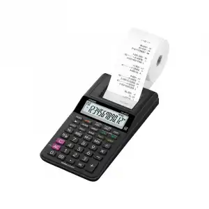 Calculadora Casio Impresora Pantalla Lc Papel 58mm Hr-8rce12 Digitos Ac/dc Pilas Color Negro