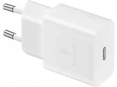 Cargador - Samsung EP-T1510NWEGEU, 15W, De pared, Sin Cable, USB-C, Blanco