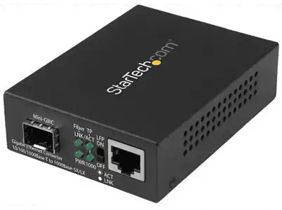 Conversor Medios - StarTech.com MCM1110SFP Ethernet Gigabit a SFP Abierto