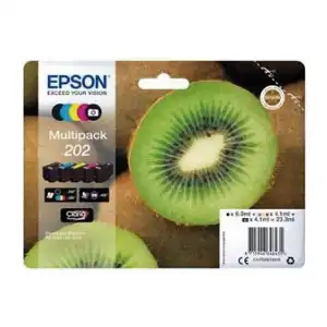 Epson - Pack 5 Tintas Originales Claria Premium 202 (C13T02E74020)