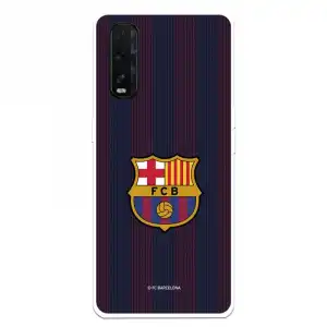 Funda Para Oppo Find X2 Del Barcelona Rayas Blaugrana - Licencia Oficial Fc Barcelona