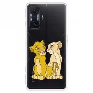 Funda para Xiaomi Poco F4 GT Oficial de Disney Silueta de Simba El Rey León