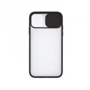 Ksix Funda Duo Soft Cam Protect Negra para iPhone 12 Mini