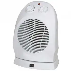 Maurer Calefactor Oscilante 2000W Blanco