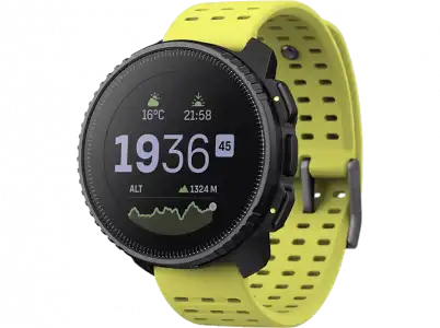 Reloj deportivo - Suunto Vertical, Black Lime, 125-175 mm, 1.4 ", GPS, Acero inoxidable