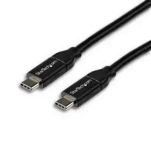 StarTech Cable USB-C con PD 5A 2m Negro