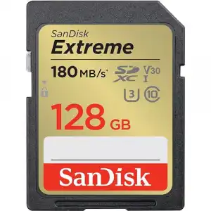 Tarjeta de memoria SDXC Sandisk Extreme 128GB 180MB