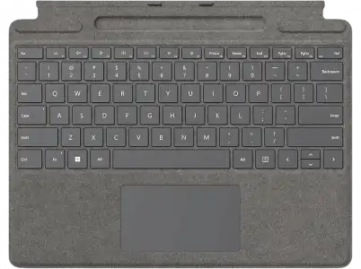 Teclado - Microsoft Surface Pro Signature, Para 8 Y X, Plata