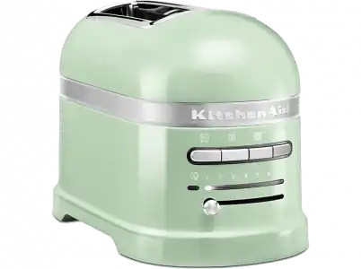 Tostadora - KitchenAid 5KMT2204EPT, 1250 W, 2 Rebanadas, Función descongelación y Recalentado, Verde