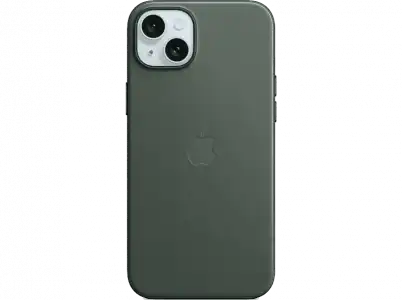 APPLE Funda de trenzado fino con MagSafe para iPhone 15 Plus, Verde perenne